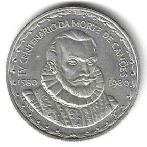 Portugal - 1000$00 1980 (Km# 611) Camões