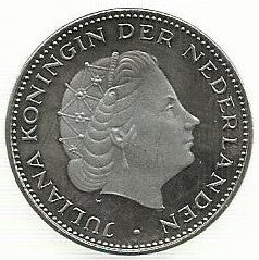 Holanda - 2 1/2 Gulden 1980 (Km# 191)