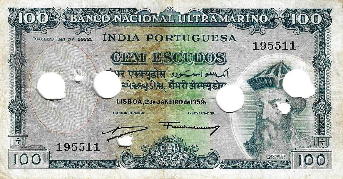 India Portuguesa - 100$00 1959 (# 43)