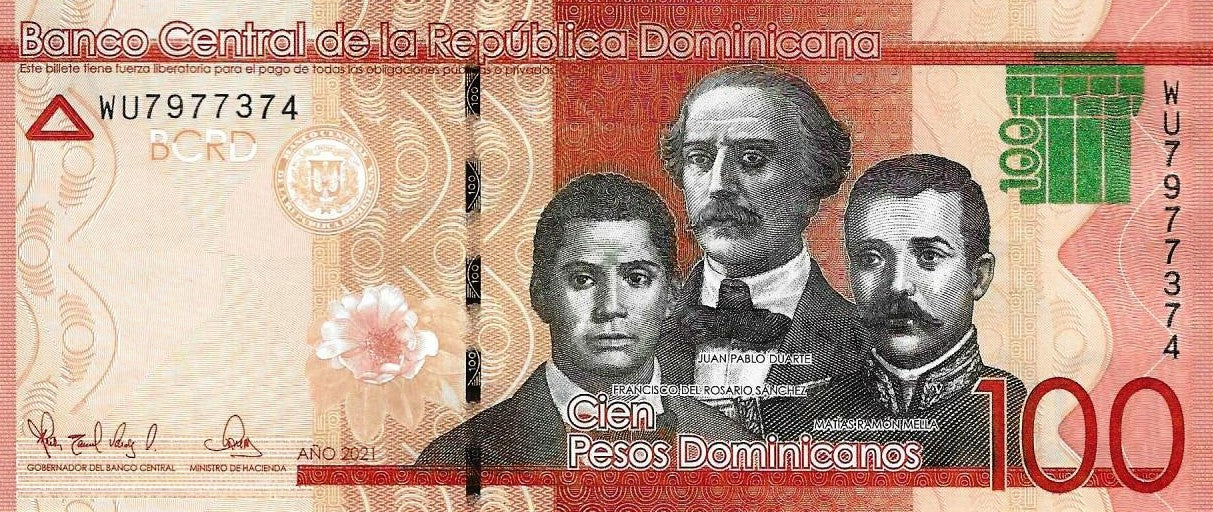 Rep. Dominicana - 100 Pesos 2021 (# 190f)