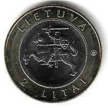 Lituania - 2 Litai 2012 (Km# 184.1)  Druskininkai