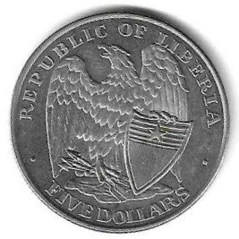 Liberia - 5 Dolares 2001 (Km# ..) Guerra no Ar