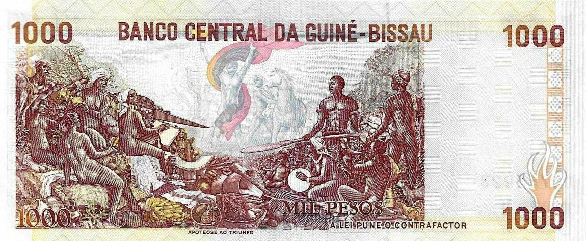 Guine Bissau - 1000 Pesos 1990 (# 13)