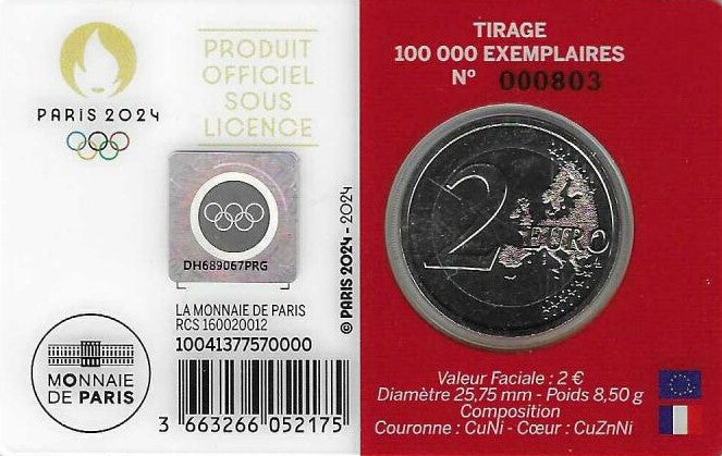 França - 2 Euro 2024 (Km# ..) França 2024 J. Olimpicos