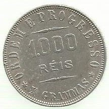 Brasil - 1000 Reis 1911 (Km# 507)