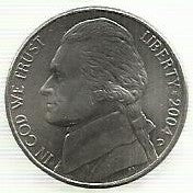 USA - 5 Cents 2004 (Km# 361)( Lewis and Clark