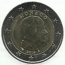 Monaco - 2 Euro 2014 (Km# 195)