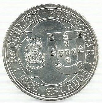 Portugal - 1000$00 1995 (Km# 685) D. João II