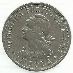 Angola - 50 Centavos 1927 (Km# 69)