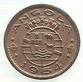 Angola - 50 Centavos 1954 (Km# 75)