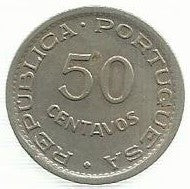 Cabo Verde - 50 Centavos 1949 (Km# 6)