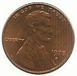 USA - 1 Cent 1978 (Km# 201)