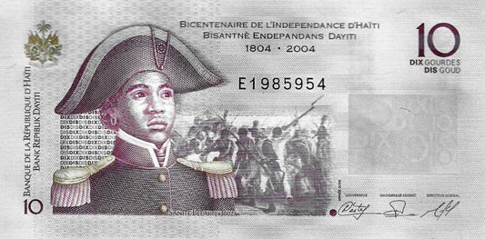 Haiti - 10 Gourdes 2008 (# 272c)