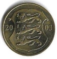 Estonia - 1 Kroon 2003 (Km# 35)