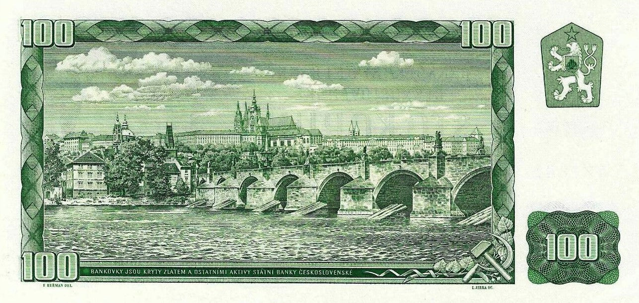 Checoslovaquia - 100 Korun 1961 (# 91b)