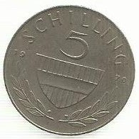 Austria - 5 Schilling 1970 (Km# 2889a)