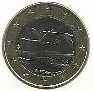 Finlandia - 1 Euro 2008 (Km# 129)