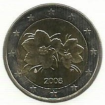 Finlandia - 2 Euro 2008 (Km# 130)