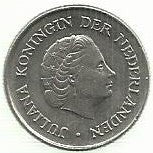 Holanda - 25 Cents 1970 (Km# 183)