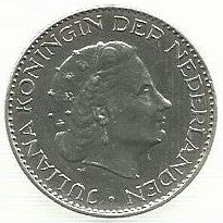 Holanda - 1 Gulden 1958 (Km# 184)