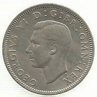 Inglaterra - 1 Shilling 1949 (Km# 877)