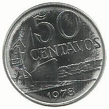 Brasil - 50 Centavos 1978 (Km# 579.1a)