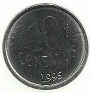 Brasil - 10 Centavos 1995 (Km# 633)