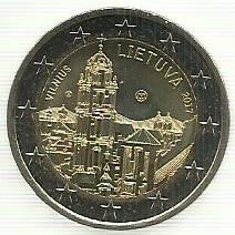 Lituania - 2 Euro 2017 (Km# 228) Vilnius