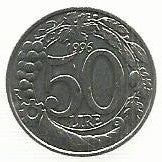 Italia - 50 Liras 1996 (Km# 183)