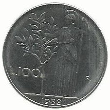 Italia - 100 Liras 1982 (Km# 96)