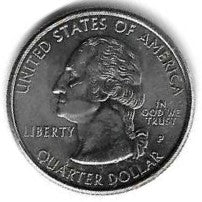 USA - 25 Cents 1999 (Km# 296) Georgia