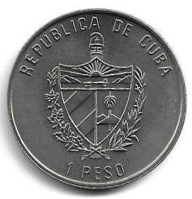 Cuba - 1 Peso 1997 (Km# 738) Bidens Pilosa