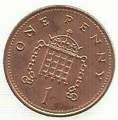 Inglaterra - 1 Penny 2002 (Km# 986a)