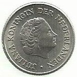 Holanda - 25 Cents 1963 (Km# 183)