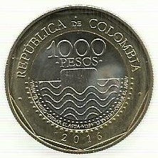 Colombia - 1000 Pesos 2016 (Km# 299)