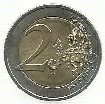 Chipre - 2 Euro 2015 (Km# 102) 30 Anos Bandeira