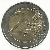 Chipre - 2 Euro 2012 (Km# 97) 10 Anos Euro