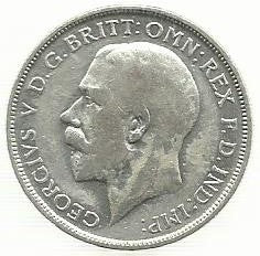 Inglaterra - 1 Florin 1920 (Km# 817a)