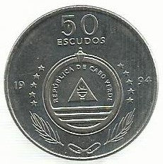 Cabo Verde - 50$00 1994 (Km# 37) Pardal de Terra