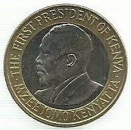 Quenia - 10 Shillings 2005 (Km# 35)