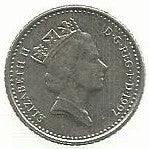 Inglaterra - 5 Pence 1997 (Km# 937b)