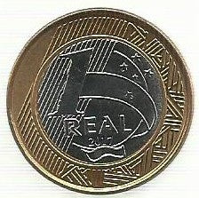 Brasil - 1 Real 2017 (Km# 652a)