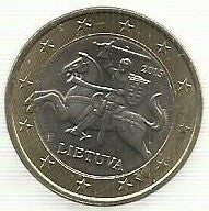 Lituania - 1 Euro 2015 (Km# 211)