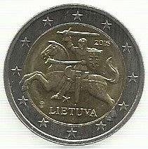 Lituania - 2 Euro 2015 (Km# 212)