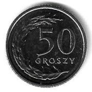 Polonia - 50 Groszy 2018 (Km# 973)