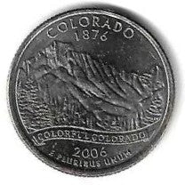 USA - 25 Cents 2008 (Km# 384) Colorado