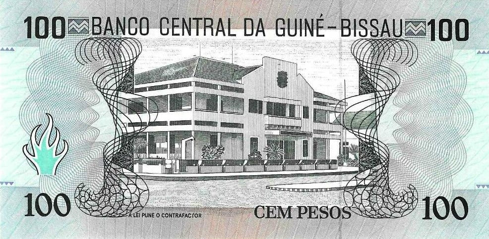 Guine Bissau - 100 Pesos 1990 (# 11)