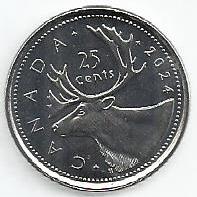 Canada - 25 Centimos 2024 (Km# 3337)