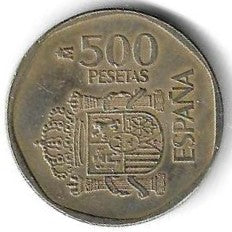 Espanha - 500 Pesetas 1988 (Km# 831)