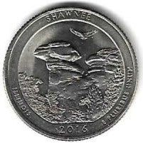 USA - 25 Cents 2016 (Km# 635) Shawnee